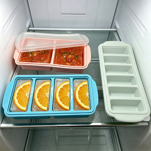 Moules à glaçons neufs à prix réduit pour la préparation de repas, soupes, ragoûts, sauces, compatibles four et micro-ondes - Product Image 2