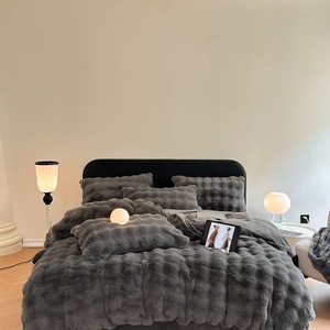 Bán Buôn Hiện Đại 4-Mảnh <span class=keywords><strong>Polyester</strong></span> Bộ Đồ Giường Thiết Lập Bao Gồm Được Trang Bị Tấm Phẳng Và Nệm Bao Gồm Dệt Kỹ Thuật - Product Image 4