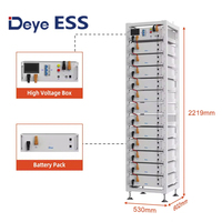 Batterie de stockage d'énergie LifePO4 Deye ESS BOS-G Pro haute tension à montage en rack, cellule solaire 51,2 V 100 Ah avec certification