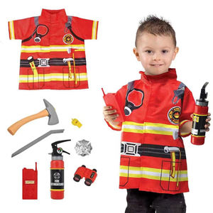 Set <span class=keywords><strong>di</strong></span> giochi <span class=keywords><strong>di</strong></span> ruolo per bambini Costume <span class=keywords><strong>di</strong></span> Halloween Cosplay pompiere medico chirurgo <span class=keywords><strong>di</strong></span> <span class=keywords><strong>polizia</strong></span> Capatin infermiere ingegnere per bambini vestire le uniformi - Product Image 6