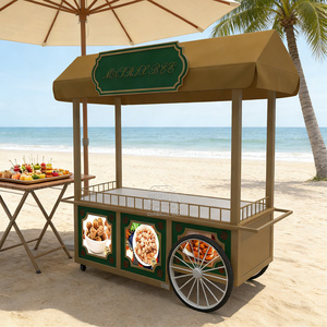 Carrito de Helados Eléctrico Móvil para Venta de Comida al Aire Libre con Congelador - Product Image 2