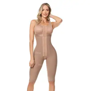 Fajas Colombianas Medical Garment chirurgia Body Shapers Reductoras Y Moldeadoras Shapewear per le donne con 7 aste e reggiseno