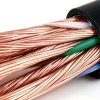 Câble en cuivre multiconducteur flexible NH-RVV 19x1.5 16AWG, isolé et gainé en PVC, 300/500V, 0-70°C, pour câblage d'armoires de commande