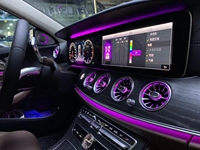 Intérieur de voiture 64 couleurs d'aération avec lumière ambiante pour Mercedes Benz Classe E W213