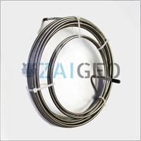 Bobine de tuyau de courbure de mamelon haute pression au jet d'eau HP .25X.083X6.89 OD KMT 05074166 Remplacement de pièces de machines de coupe au jet d'eau