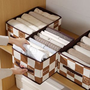 Panier de rangement pliable en tissu grande capacité pour vêtements, sac de rangement pour vêtements à motif de dessin animé, boîte de rangement pour jeans - Product Image 4