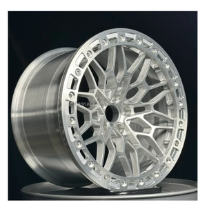 18X11 Beadlock Wheels Brushing Silver Deep Concve Forged Wheels 5X112 for M2 M3 M4 - Product Image 1