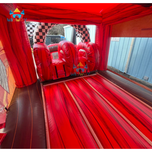 Custom PVC Comercial <span class=keywords><strong>Alquiler</strong></span>-Grado Inflable Race Car Bounce House con tobogán - Product Image 5