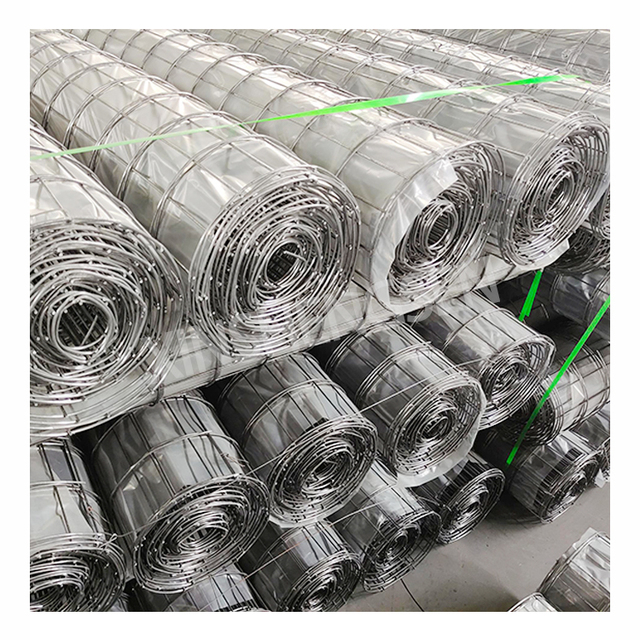 BRC Low-Carbon Iron Welded Wire Mesh Roll #65 6x6x75 5 Gauge Square Hole Reinforcing Mesh for Construction