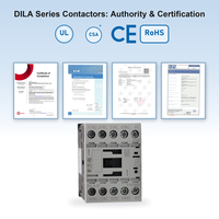 Eaton Moeller DILA-22N Kontaktor Bantu 2NO 2NC Aux 4 Kutub 16A 230V Coil Kontaktor Mini untuk Otomasi Industri