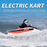 AIBAICHENG Rush Wave KT-0602 Mini Bateau de Course Électrique, Jet-boat pour Sports Nautiques, Ski Nautique, Utilisation Lacs et Rivières, Vente Directe Usine