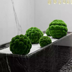Boules de mousse artificielles Dream Castle, ornements décoratifs verts pour la décoration intérieure de la maison - Product Image 5