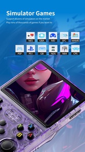 เครื่องเล่นเกมพกพา R36S หน้าจอ IPS 3.5 นิ้ว ความจุ 64GB เกมส์กว่า 15000 เกมส์ แบตเตอรี่ใช้งานได้ยาวนาน เครื่องเล่นเกมวิดีโอพกพาแบบคลาสสิคย้อนยุค - Product Image 4