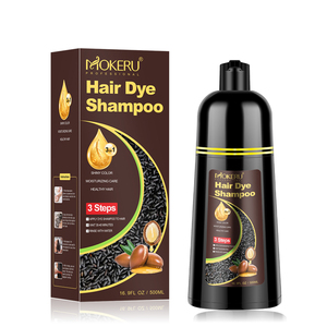 Mokeru Crema Colorante per Capelli al Riso Nero e Olio di Argan - Tinta Permanente <span class=keywords><strong>Senza</strong></span> <span class=keywords><strong>Ammoniaca</strong></span> con Trattamento Nutriente (Nero Naturale) - Product Image 5