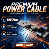 Nouvelle Arrivée - Système de rail mural électrique standard US/UK/EU avec prise de courant et prise en charge SDK, auto-terrestre, charge rapide 20W