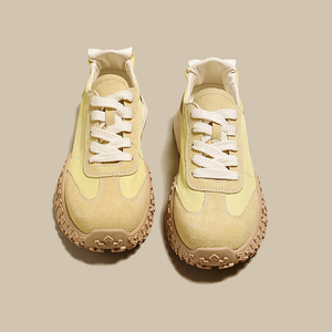 Nouvelles baskets tendance pour femmes à semelle épaisse, <span class=keywords><strong>chaussures</strong></span> de sport et de jogging basses pour l'extérieur, design original avec talon compensé - Product Image 3