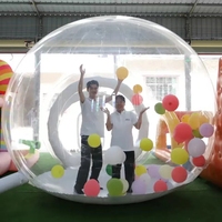 Dôme igloo gonflable avec bulles transparentes, adapté aux tentes de camping, aux mariages, aux fêtes d'anniversaire