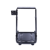 Support de volant de course Sim avec chaise de jeu fixe pour simulateur de course Thrustmaster Support de volant pliable inclinable et réglable