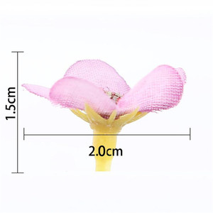 Testa di margherita in seta artificiale multicolore di 2cm per accessori per ghirlande fatte a casa matrimonio natale decorazione di laurea di Halloween - Product Image 2