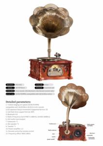Tourne-disque phonographe professionnel en bois à prix avantageux, très vendu, pour disques vinyles - Product Image 6