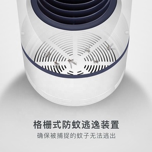 <span class=keywords><strong>Lampe</strong></span> <span class=keywords><strong>anti</strong></span>-<span class=keywords><strong>moustiques</strong></span> électrique JZ en plastique ABS écologique, à forte aspiration de vent et à capture des ondes lumineuses, pour tuer les mouches et les mites - Product Image 3