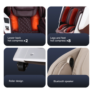 Nouvelle arrivée, <span class=keywords><strong>fauteuil</strong></span> de massage Shiatsu <span class=keywords><strong>moderne</strong></span> pour tout le corps, tête 3D, <span class=keywords><strong>fauteuil</strong></span> de massage <span class=keywords><strong>électrique</strong></span> de luxe pour les pieds et les bras - Product Image 4