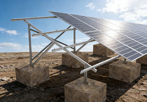 Estructuras de Acero con Recubrimiento de Zn-Al-Mg de Diseño Personalizado para Paneles Solares, Sistema de Montaje en Suelo con Carga de Viento de 60 m/s y Carga de Nieve de 3 KN/m - Product Image 6