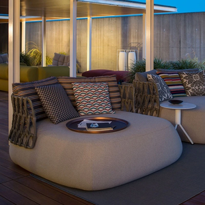 Chaises longues d'extérieur, mobilier de piscine, lit de repos en aluminium, mobilier de patio, chaise longue en corde, lit de repos en métal, mobilier d'extérieur, <span class=keywords><strong>transat</strong></span> - Product Image 3