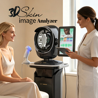 Analizador Facial Médico 3D, Espejo Mágico Analizador de Piel, Instrumento de Análisis Cutáneo, Probador de Piel Facial para Instituto de Belleza