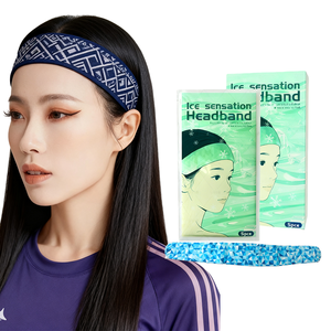 Direkt vom Hersteller Kühlendes Gel-Stirnband Kalte Kompresse Stirnband Sofortige Kühlung zur Linderung von Fieber & Beschwerden - Product Image 2