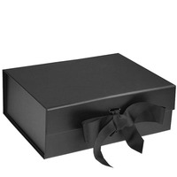 Boîte d'emballage de bijoux en papier de luxe en forme de livre personnalisée petite boîte cadeau magnétique avec ruban