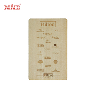 Mẫu miễn phí 100% có thể tái chế NFC kinh doanh thẻ gỗ thông minh RFID thẻ gỗ - Product Image 4
