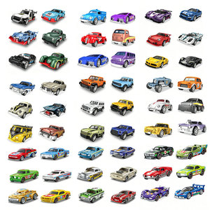 <span class=keywords><strong>Coches</strong></span> Metálicos a Escala 1:64, Mini MOC, Modelo de Coche <span class=keywords><strong>para</strong></span> Niños, Bloques de Construcción, Juguete de Plástico <span class=keywords><strong>para</strong></span> Armar - Product Image 1