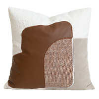 NOUVEAU Design Luxe Patchwork Housse de coussin pour canapé Taie d'oreiller décorative personnalisée de haute qualité pour la maison