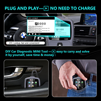 CGSULIT-escáner para coche, lector de código automotriz Universal SC204, OBD, OBD2