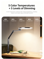 Lampe de table LED moderne en fer, à commande tactile, pliable, sans fil, DC, pour ordinateur et salles de lecture (vente en gros)