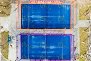 EXITO Oro Proveedor Mejorset Galis Modelo Venta al por mayor Exterior/Interior Panorámico Padel Pista DE TENIS Paddle - Product Image 6