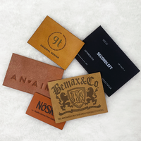 Étiquette en cuir gaufré pour vêtements en jeans de marque personnalisée Patch pour vêtements vêtement