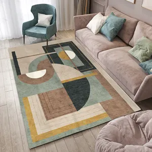 Kualitas Tinggi Digital Dicetak Karpet Flanel Beludru Karpet Mesin Membuat Karpet Rumah Dekoratif Dicuci Karpet