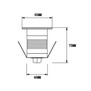 <span class=keywords><strong>Luz</strong></span> LED <span class=keywords><strong>de</strong></span> Media Luna <span class=keywords><strong>para</strong></span> Escalones, IP67, <span class=keywords><strong>para</strong></span> Exteriores, <span class=keywords><strong>para</strong></span> Terrazas, <span class=keywords><strong>para</strong></span> Jardín, <span class=keywords><strong>para</strong></span> Aplicaciones <span class=keywords><strong>de</strong></span> Paisajismo - Product Image 2