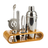 Kit de bar pour divertissements à domicile, outils de mélange de cocktails, kit de barman en acier inoxydable et ensemble de shaker à cocktails Martini