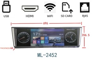 Recambio de pantalla para coche <span class=keywords><strong>Mercedes</strong></span> <span class=keywords><strong>Benz</strong></span>, accesorio para automóvil con pantalla larga, compatible con w447/<span class=keywords><strong>vito</strong></span>/v-class/v-klasse/METRIS/SPRINTER/ALPHA, <span class=keywords><strong>2022</strong></span> - Product Image 6