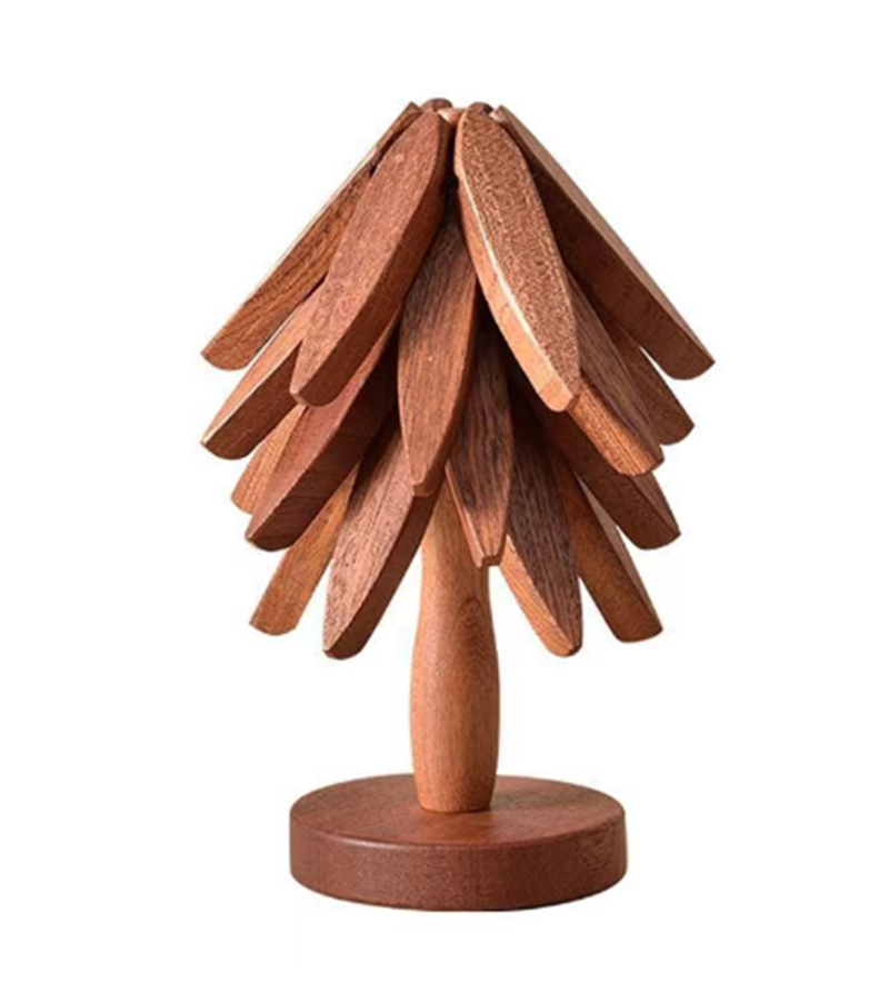 Couleur de noix avec 4pcs