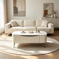 Table basse rectangulaire de luxe contemporaine personnalisée en bois, idéale pour la maison, l'appartement et le salon – Meilleure vente