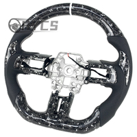 Volant en fibre de carbone forgé sur mesure, nouveau design, pour Ford Mustang S550 6ème génération Coupé 2015-2023 GT 350 500 R Shelby