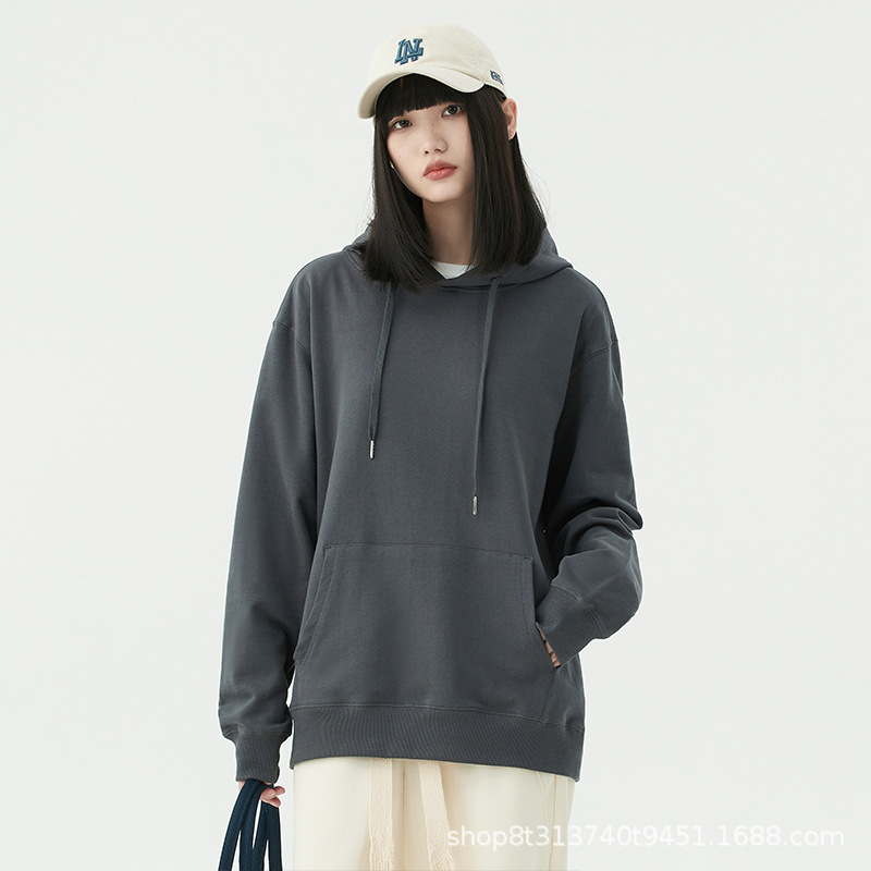Gris medianoche con capucha BYW3002 [Talla asiática]