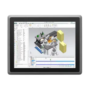 Industri pc hmi Android Linux jendela tanam ipc 10.4 inci lcd monitor tanpa kipas Perisai Industri panel pc produsen