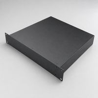 Penawaran Jangka Panjang Pabrik Cina, Kotak Instrumen Elektronik Besi Hitam IP55 88x482.6x250 19 Inch 2U Rack Case Harga Pabrik