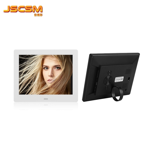 8 Inches Digital Photo Frame IPS 800*600 Resolution Memory Optional with Picture/Music/Videos
