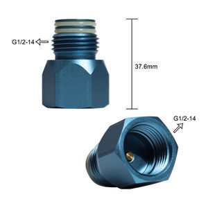 L'adaptateur de double joint torique d'extension de régulateur de réservoir de Paintball convertit le filetage G1/2-14 ou 0.825-14NGO peut être <span class=keywords><strong>auto</strong></span>-scellant - Product Image 6